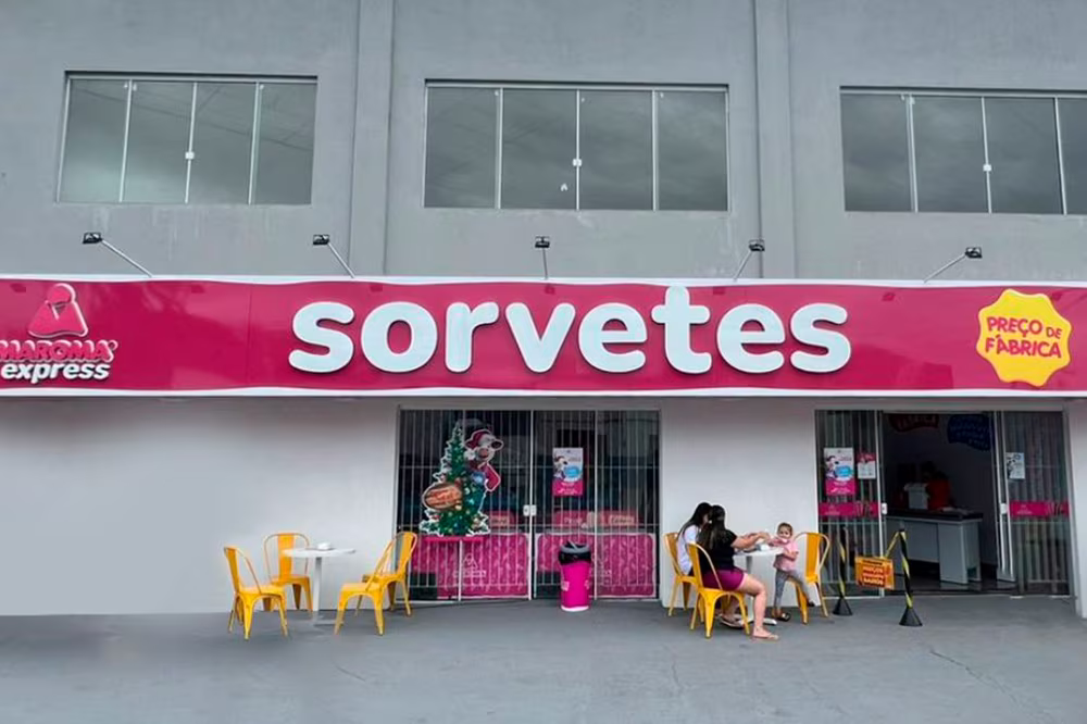 Fachada real de unidade Maroma Express