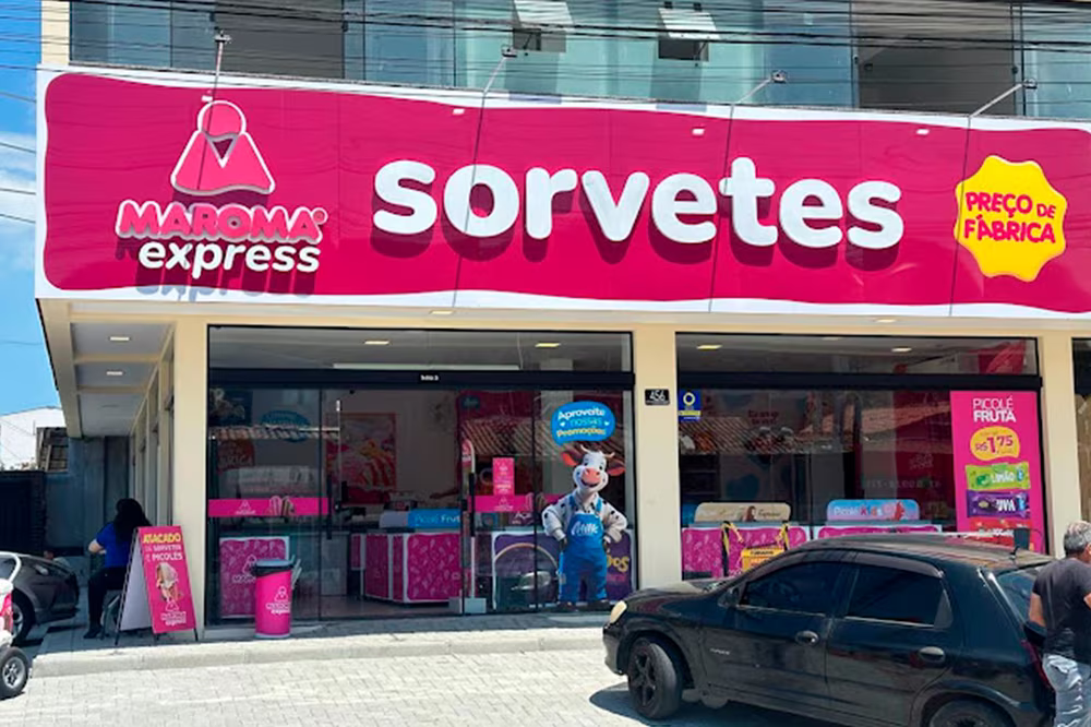Fachada real de unidade Maroma Express