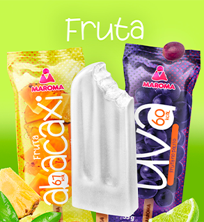 sorvete frutas